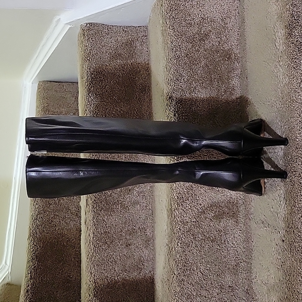 Bally Black Heeled Boots - Picture 3 of 16